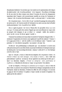 Le monde de l'entreprise dans l'oeuvre de Thierry Beinstingel