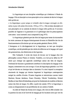 Comprendre la linguistique générale