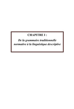 Comprendre la linguistique générale