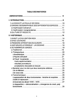 Intoxication à la coca ne