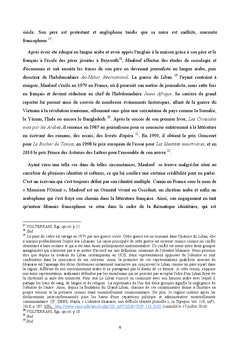 Le conflit identitaire chez Amin Maalouf