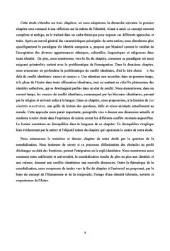 Le conflit identitaire chez Amin Maalouf