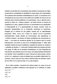La notion de geste chez Merleau-Ponty