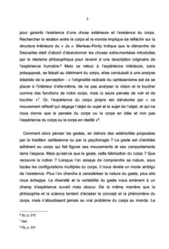 La notion de geste chez Merleau-Ponty
