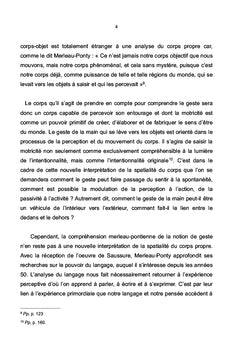 La notion de geste chez Merleau-Ponty