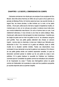 La notion de geste chez Merleau-Ponty