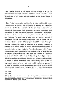 La notion de geste chez Merleau-Ponty