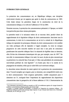 Le droit de la consommation tchèque