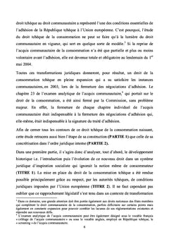 Le droit de la consommation tchèque