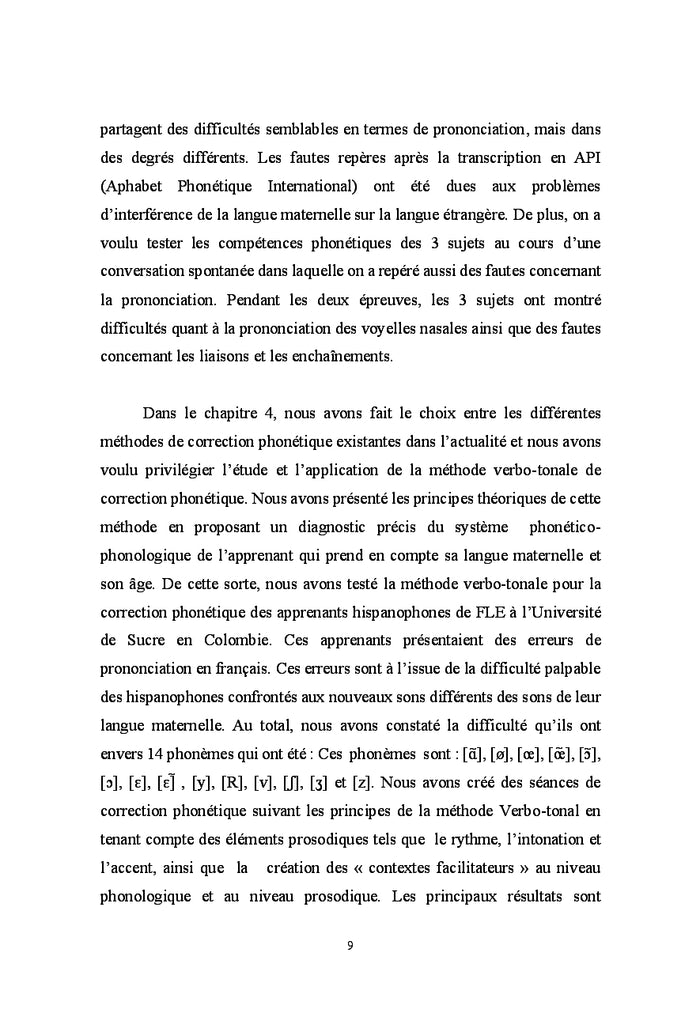 La methode Verbo-Tonale et son application dans l'enseignement du FLE