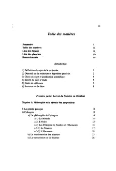 a la decouverte d'une architecture sonore