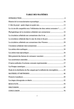 La circulation collatérale cardiaque d'origine non coronarienne