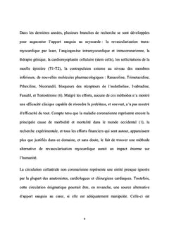 La circulation collatérale cardiaque d'origine non coronarienne