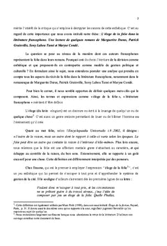 L'éloge de la folie dans la littérature francophone: