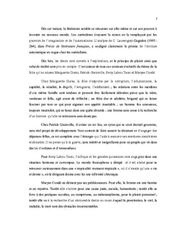 L'éloge de la folie dans la littérature francophone: