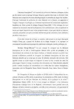 L'éloge de la folie dans la littérature francophone: