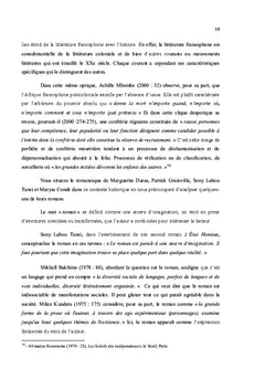L'éloge de la folie dans la littérature francophone: