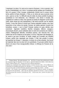 Ma vie d'éducateur