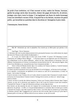 Ma vie d'éducateur
