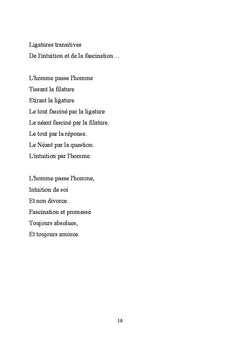 Ligatures poétiques