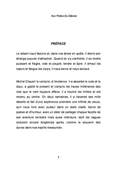 Aux portes du silence