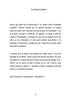 Aux portes du silence