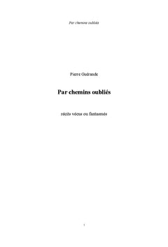Par chemins oubliés