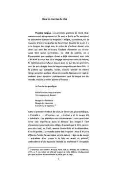 Dans la forge de René Char