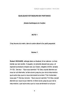 Quelques voyageurs en partance