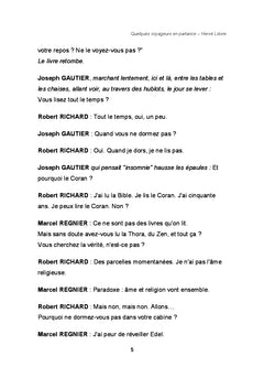 Quelques voyageurs en partance