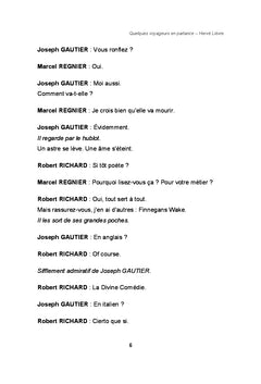 Quelques voyageurs en partance