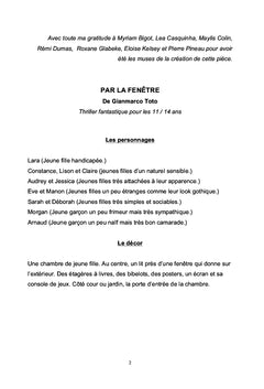 Par la fenêtre