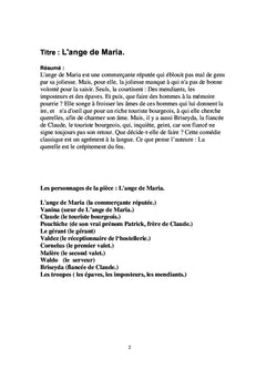 L'ange de Maria