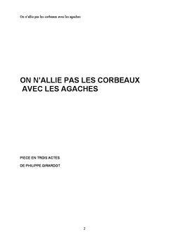 On n'allie pas les Corbeaux avec les Agaches
