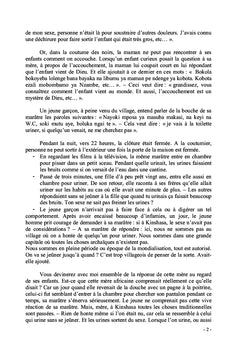 Les Femmes Africaines non matérialistes