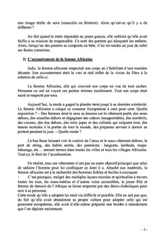 Les Femmes Africaines non matérialistes