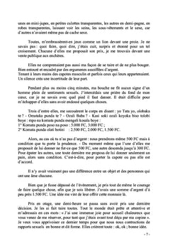 Les Femmes Africaines non matérialistes