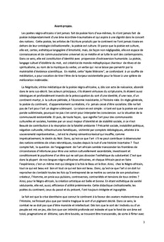 Poesie, Oralite et Combat en Afrique Subsaharienne