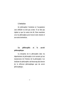 Les pensées d'un homme oriental
