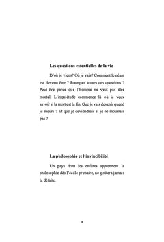 Les pensées d'un homme oriental