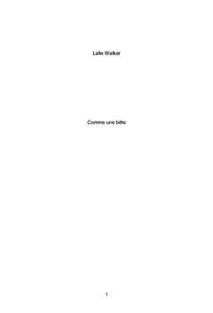 Comme une bête