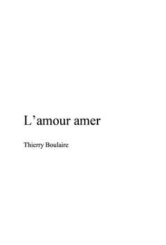 L'amour amer