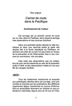 Carnet de route dans le Pacifique
