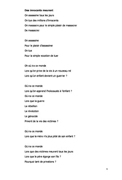 Enfant, pleure!