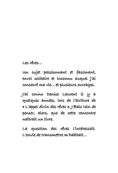 Une vie de rêves