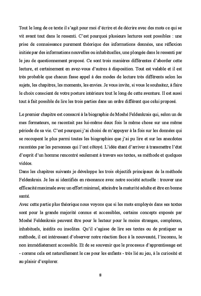 La méthode Feldenkrais