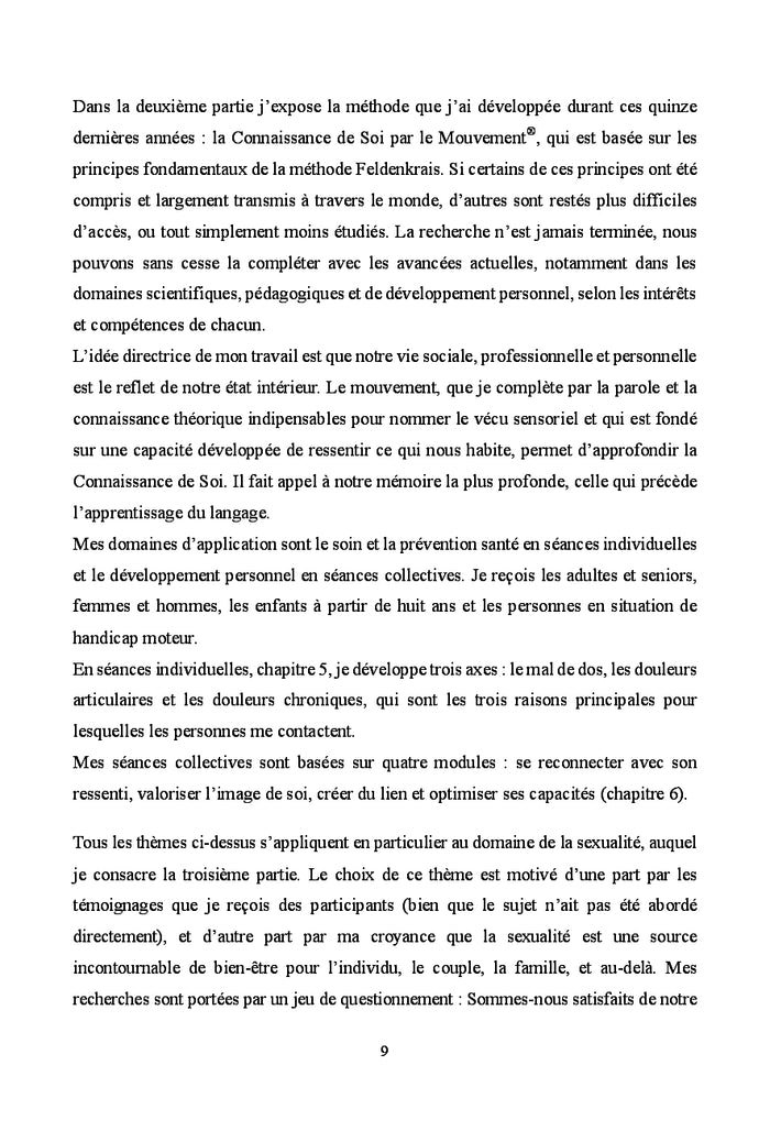 La méthode Feldenkrais