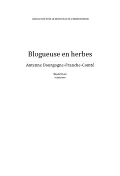 Blogueuse en herbes