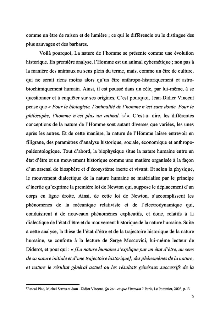 Que devient la nature humaine ?