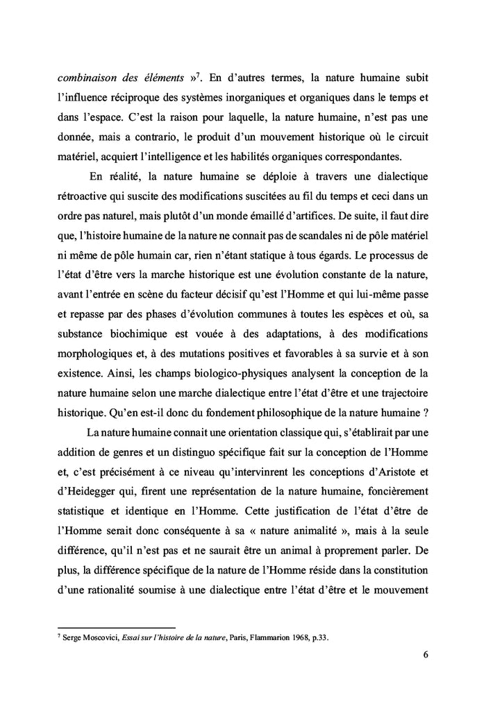 Que devient la nature humaine ?